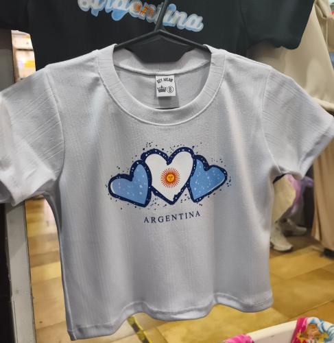 Remeras de Niñas de Argentina - Miniatura 2