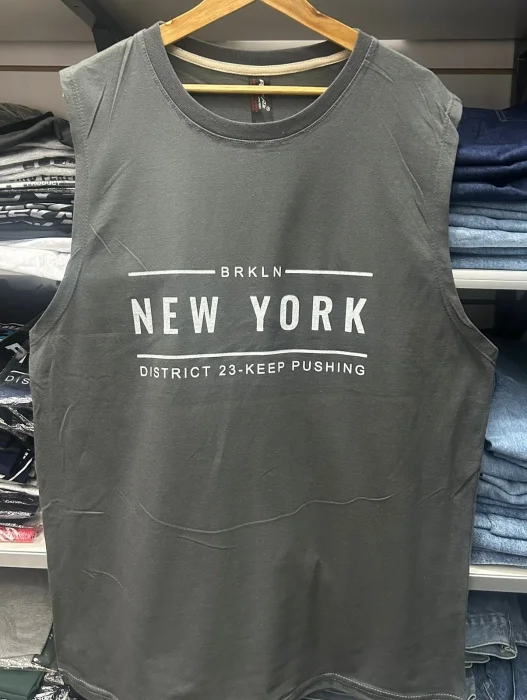 Musculosas Manga Cero Algodón Peinado Premium