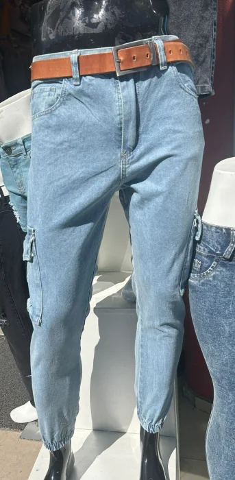 Joguers Mom Cargo Celeste
