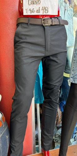 Pantalón Bolsillo Chino Gabardina Elastizada