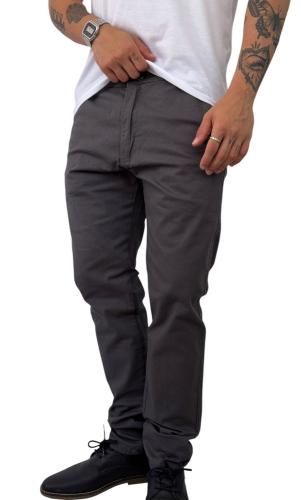 Pantalón Bolsillo Chino Gabardina Elastizada