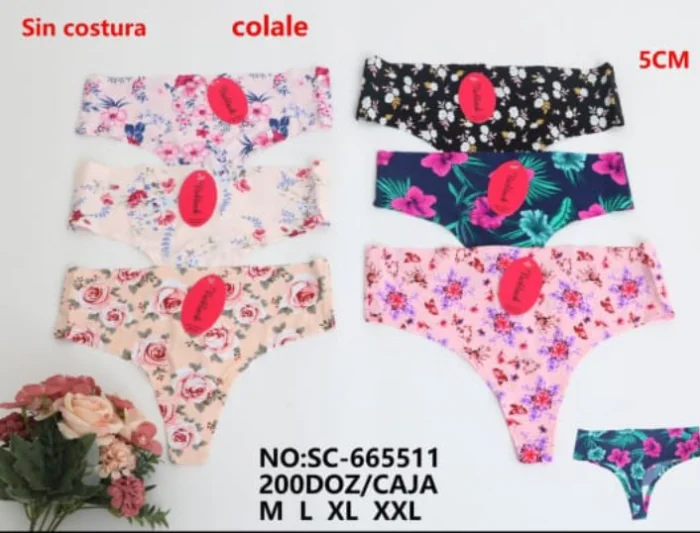 Colaless sin Costura Fajita Estampado