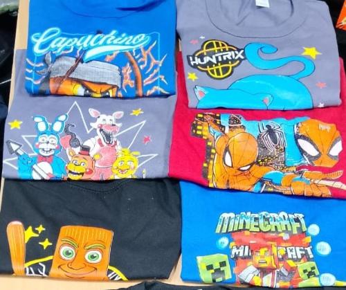 Remera Algodón Nene Dibujos