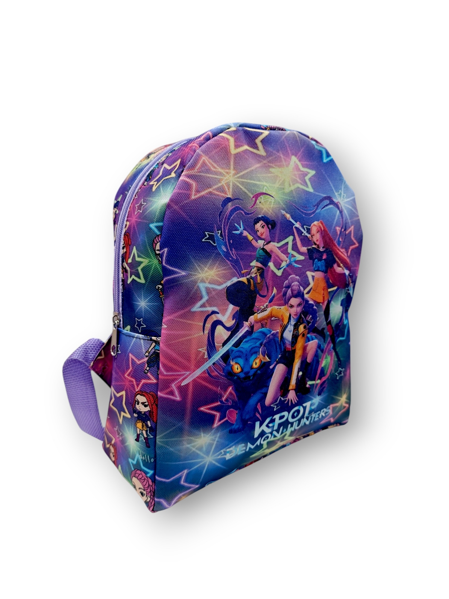 Mochila Huntrix Kpop Jardín de Cordura Forrada, Mide 30cm × 21cm X 10cm Aproximado - Imagen 4