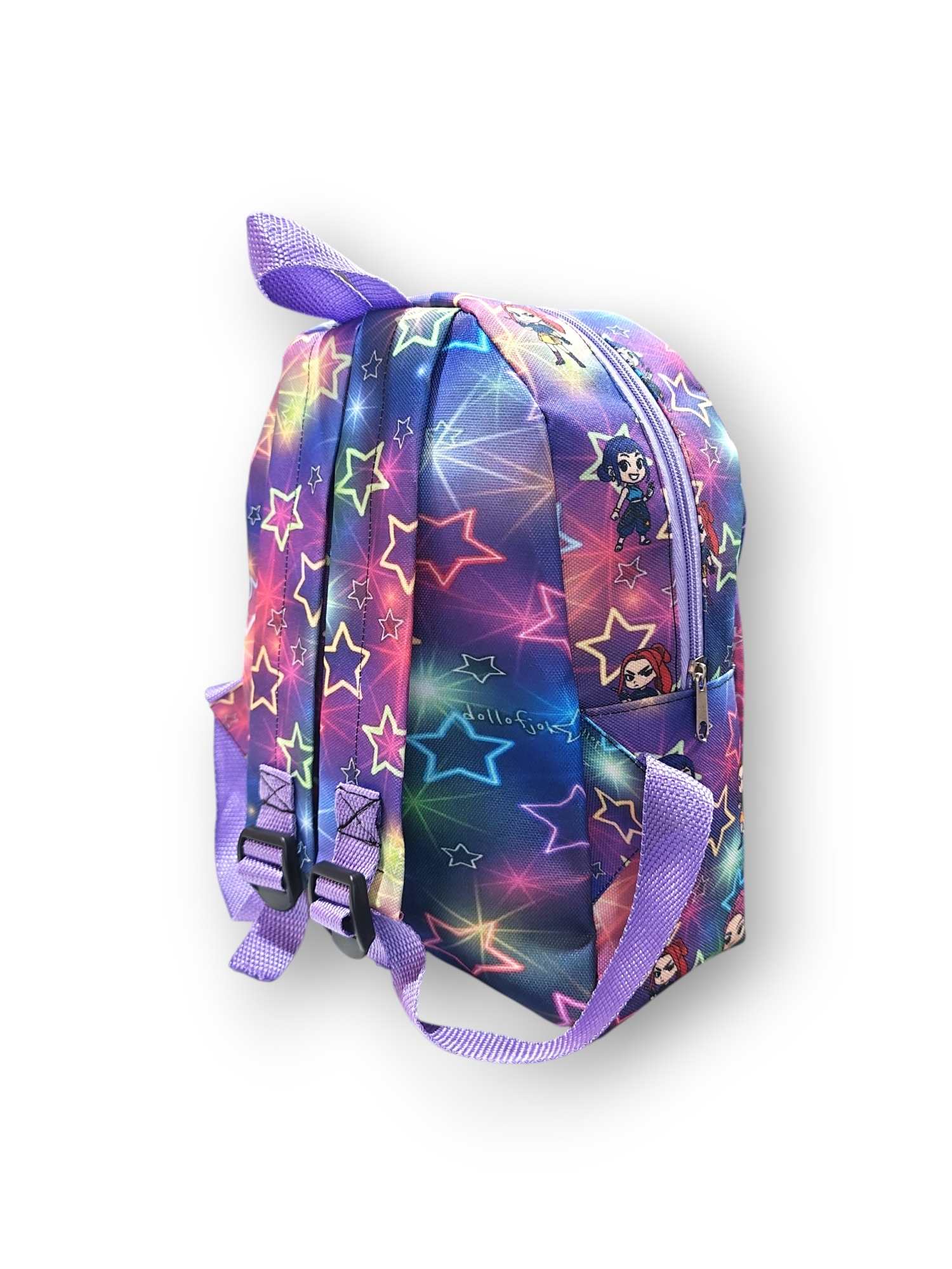 Mochila Huntrix Kpop Jardín de Cordura Forrada, Mide 30cm × 21cm X 10cm Aproximado - Imagen 3