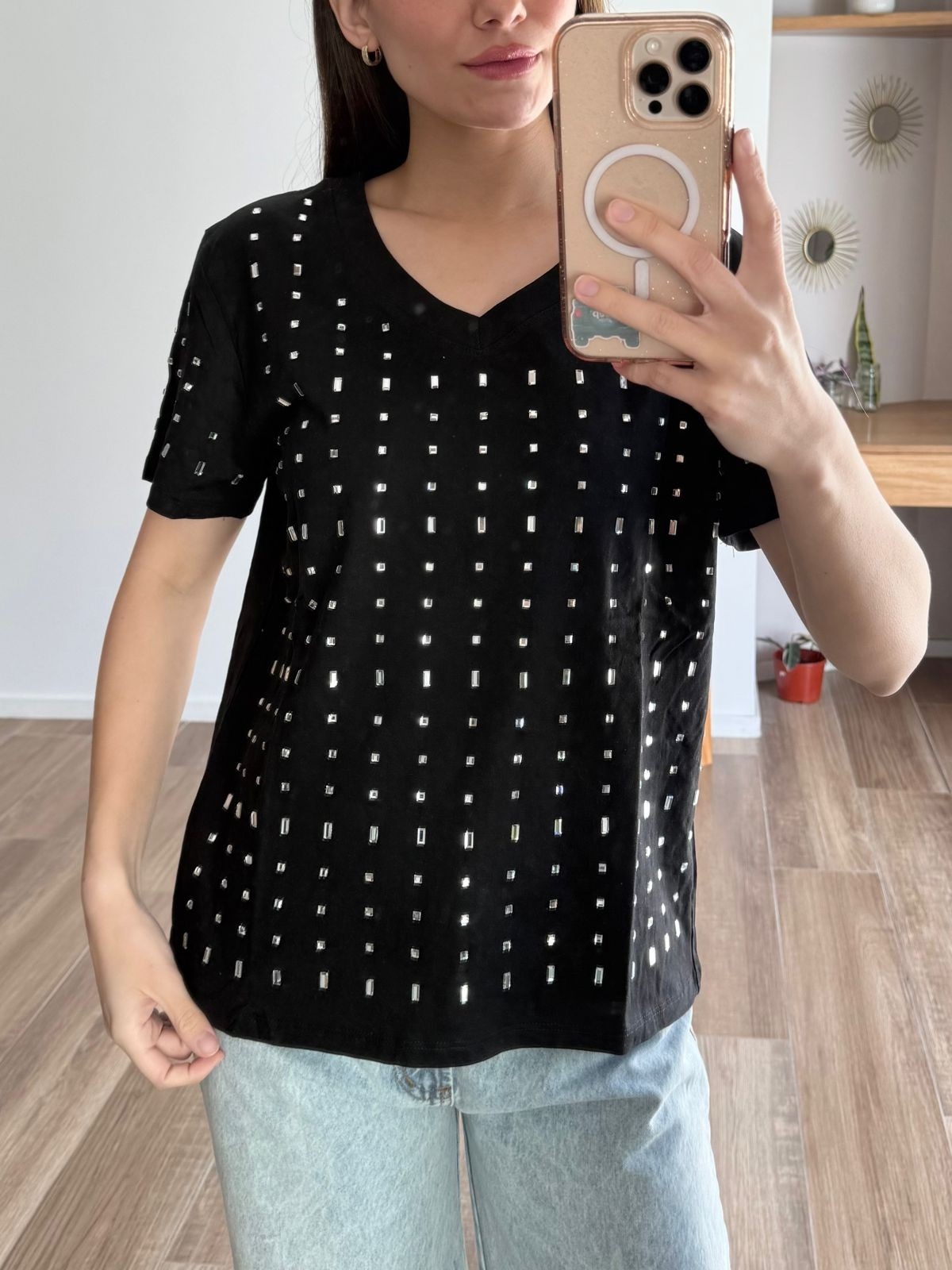 Pack de 10 Remeras Importadas Solo Negro - Imagen 2