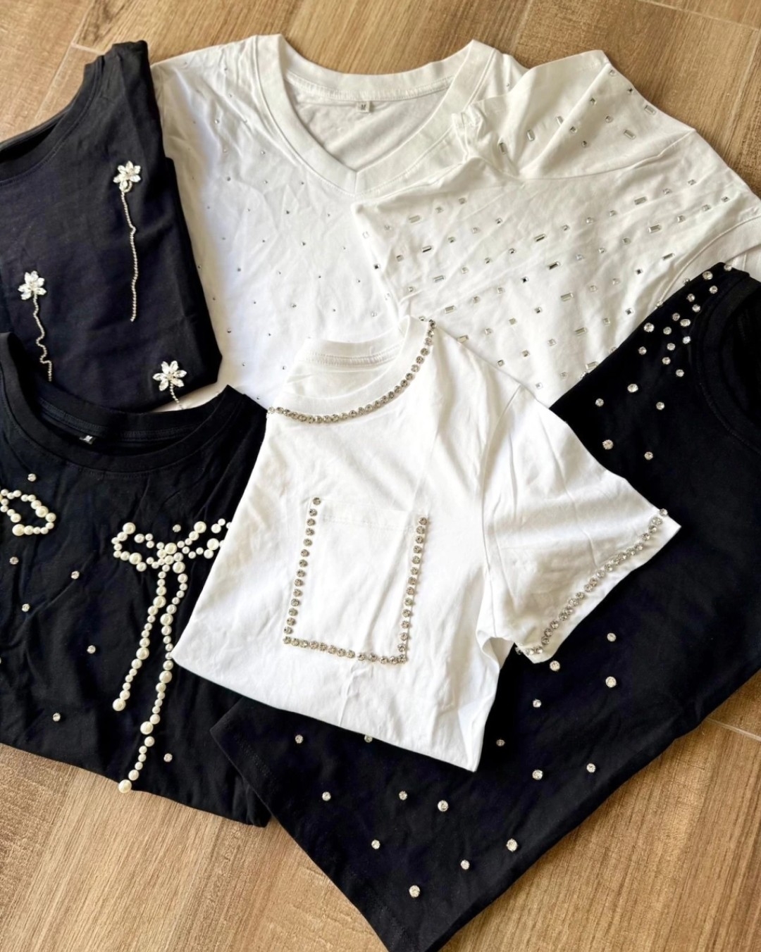 Pack de 10 Remeras Importadas Solo Negro - Imagen 3