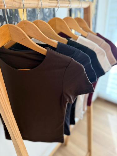 Remera Modal Soft Canela