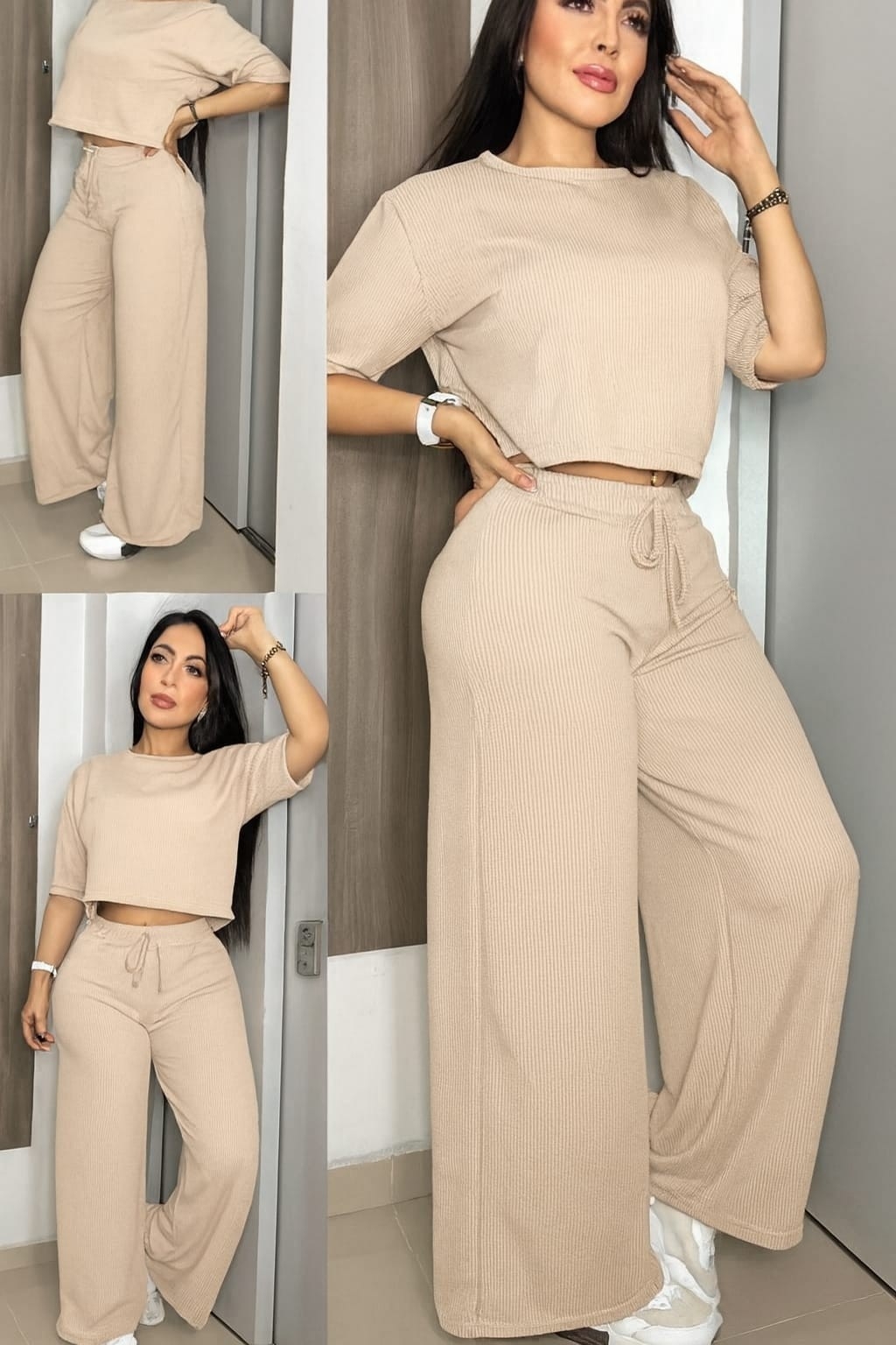 Conjunto Mujer Palazzo Suelto Morley Premium - Imagen 2