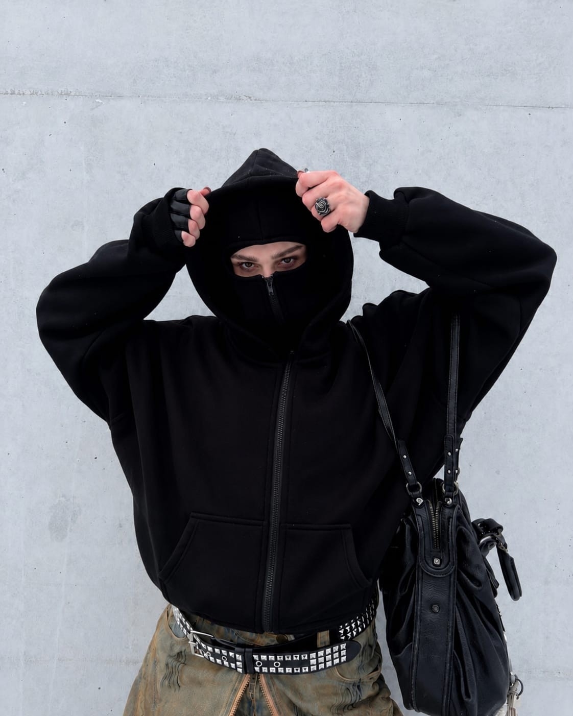 Campera Balaclava Oversize Unisex - Imagen 5