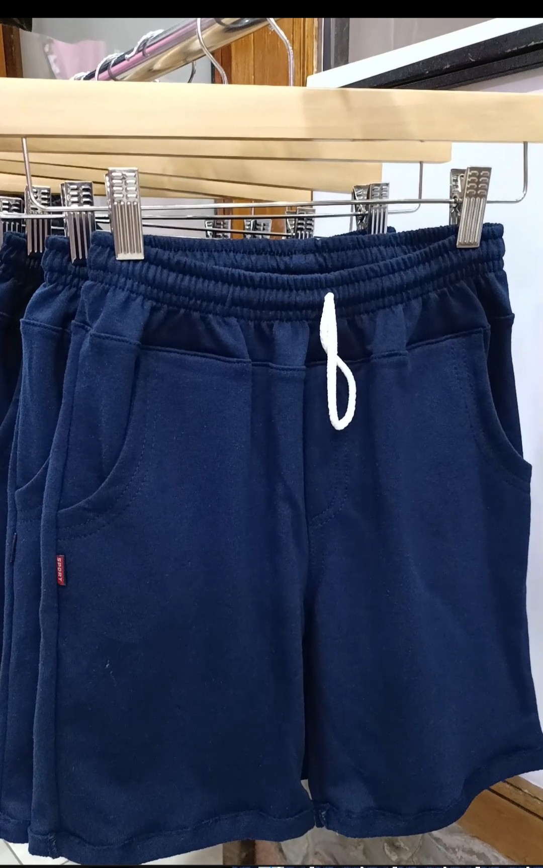 Bermudas Rústico Azul Marino Niño - Imagen 2