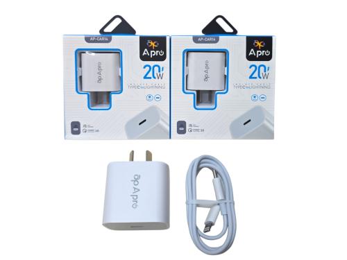 Cargador Apro Usb-c a Iphone 20w Carga Rapida (ap-car14)