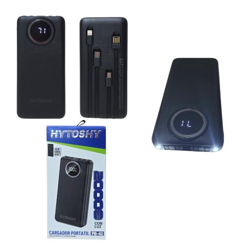 Power Bank Hytoshy 20000mah 4 en 1 Tipoc/v8/iph/usb (pb-40)