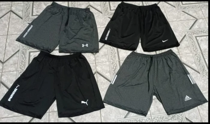 Short Lycra Deportivo Hombre Bolsillo con Cierre