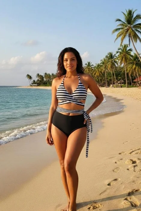 Bikinis con Tiro Alto