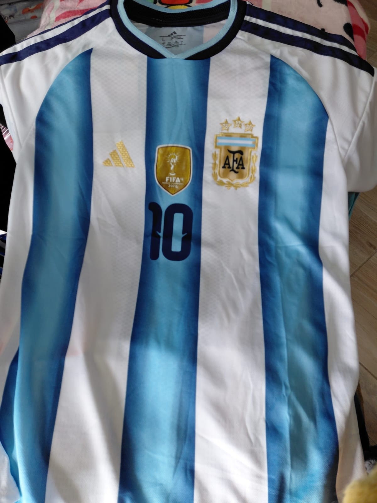 Camisetas Selección Argentina Bordadas Elegi Jugador y Numero - Imagen 2