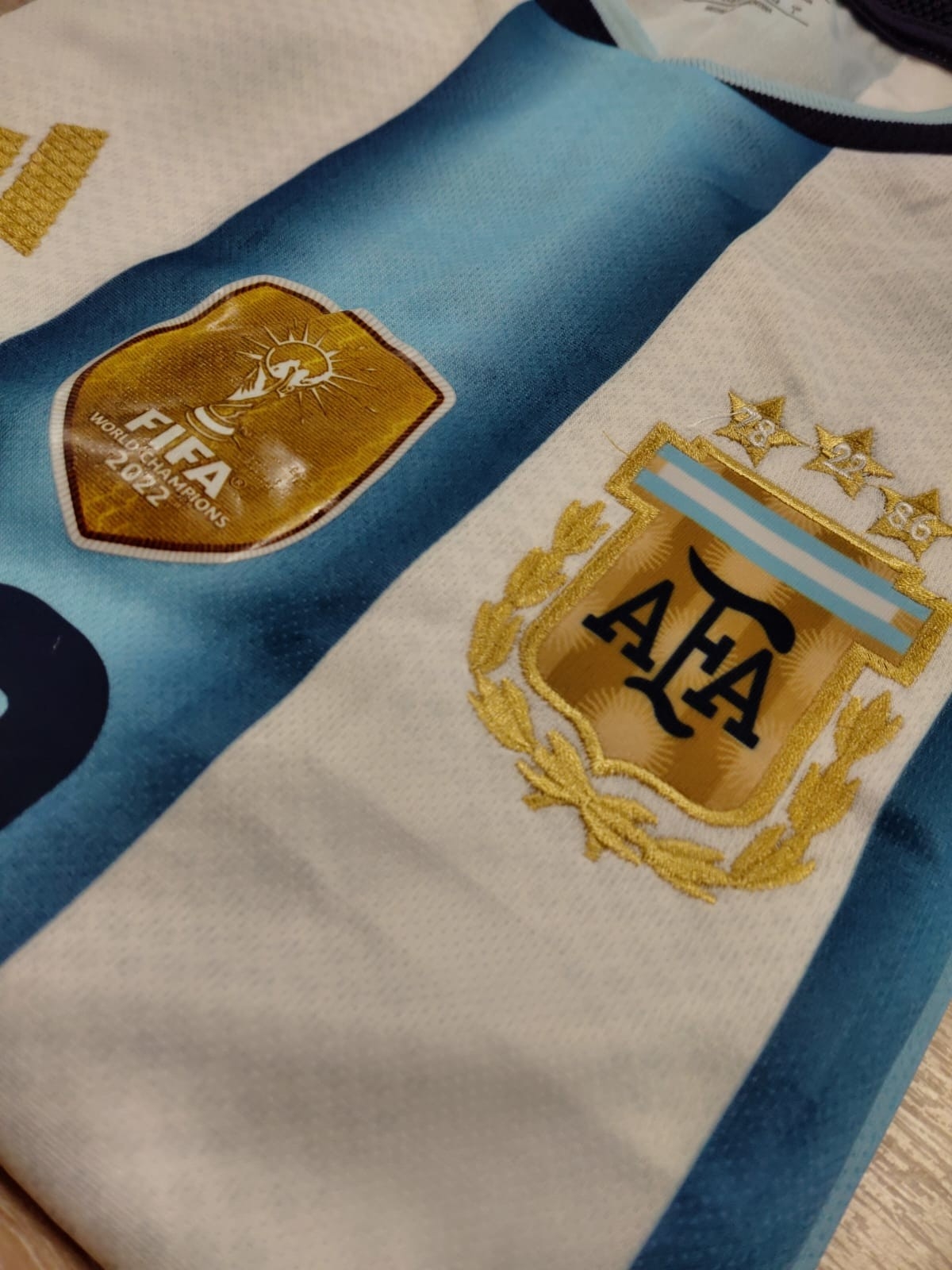 Camisetas Selección Argentina Bordadas Elegi Jugador y Numero - Imagen 3