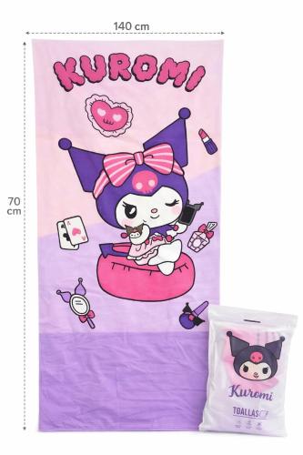 Toalla de Microfibra Kuromi Beauty  Sanrio Original - Miniatura 2