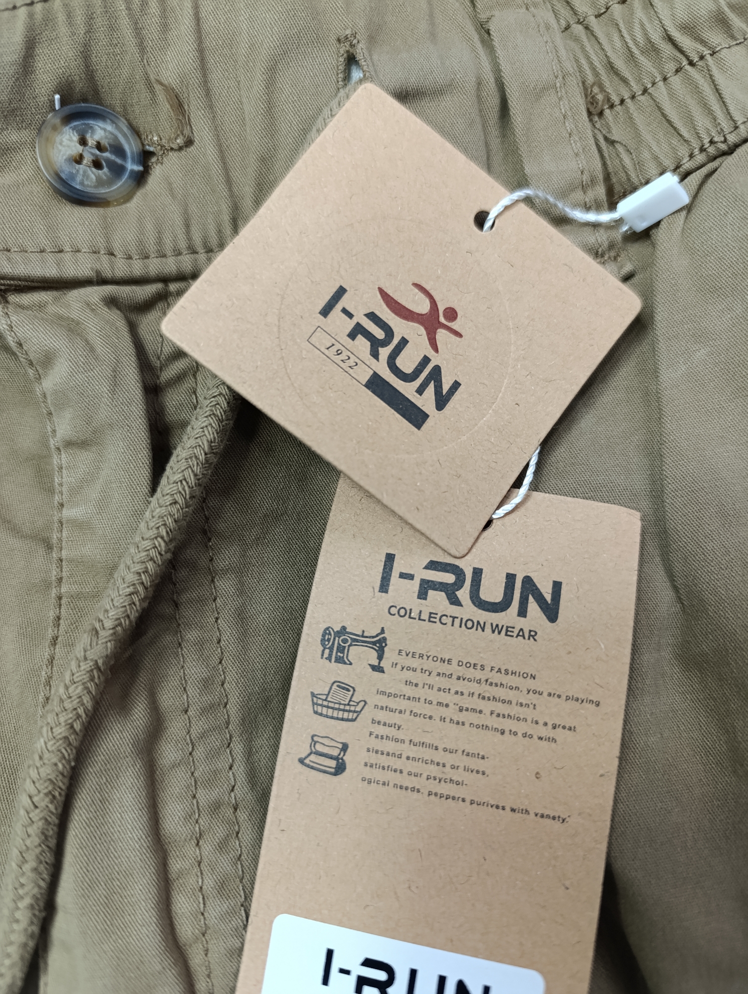 Pantalon Cargo con Botón  Importado - Imagen 3