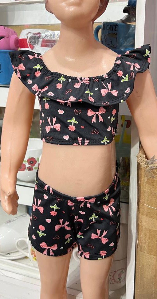 Bikini con Volado Lycra Retro Premium - Imagen 3