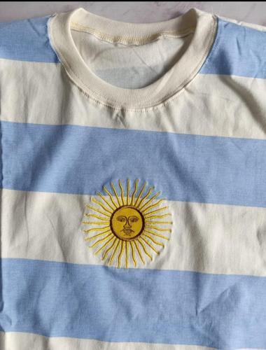 Remera Argentina Raya Ancha - Miniatura 6