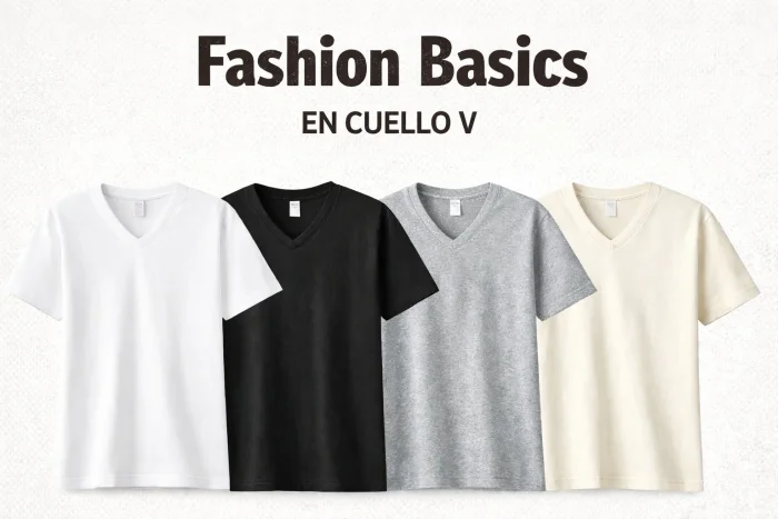 Remeras Lisas Cuello V