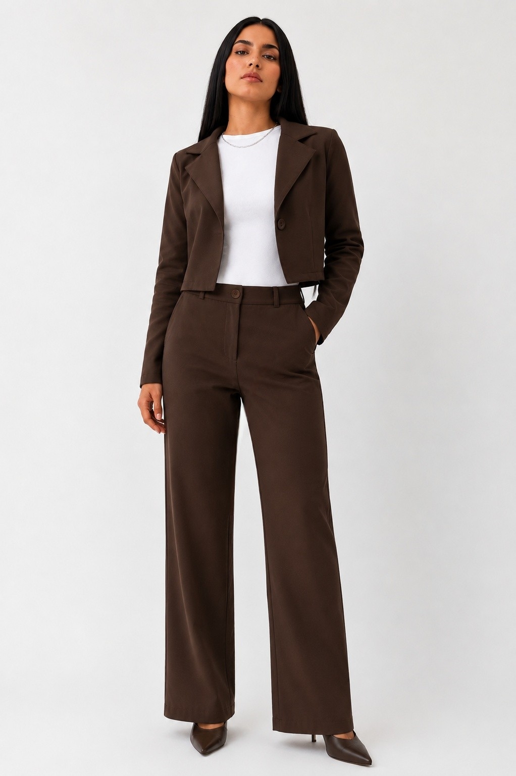 Conjunto Blazer Corto+palazo con Elástico - Imagen 3