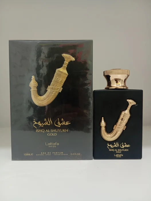 Perfume Arabe Original Lattafa Ishq al Shuyukh Gold 100ml