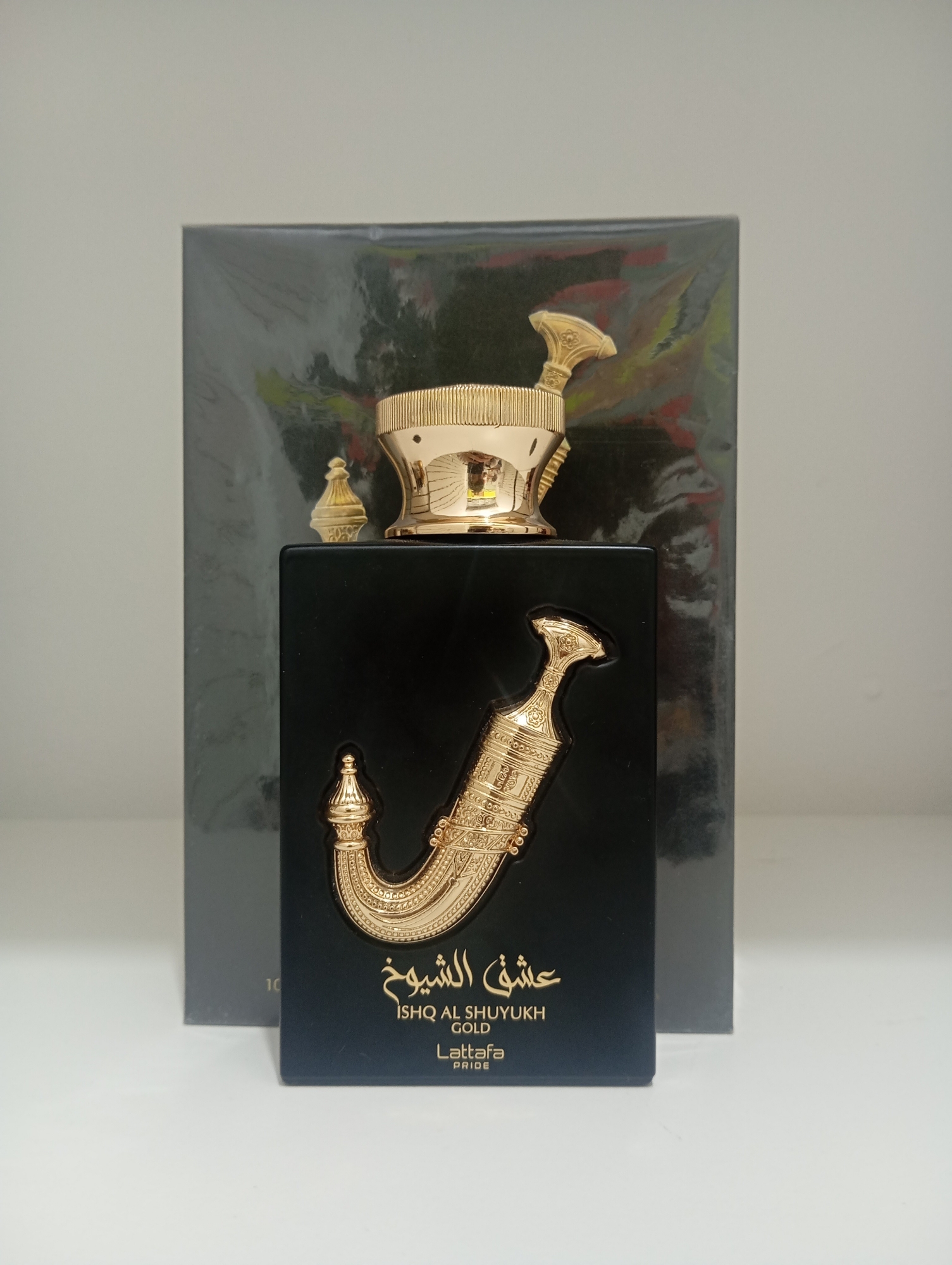 Perfume Arabe Original Lattafa Ishq al Shuyukh Gold 100ml - Imagen 2