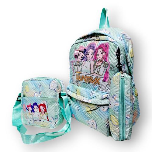 Set de Tres Piezas de la K Pop Mochila 41×30 Profund 11, Morral y Cartuchera,libreria - Miniatura 2