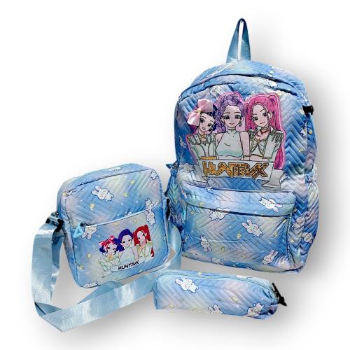 Set de Tres Piezas de la K Pop Mochila 41×30 Profund 11, Morral y Cartuchera,libreria - Miniatura 4