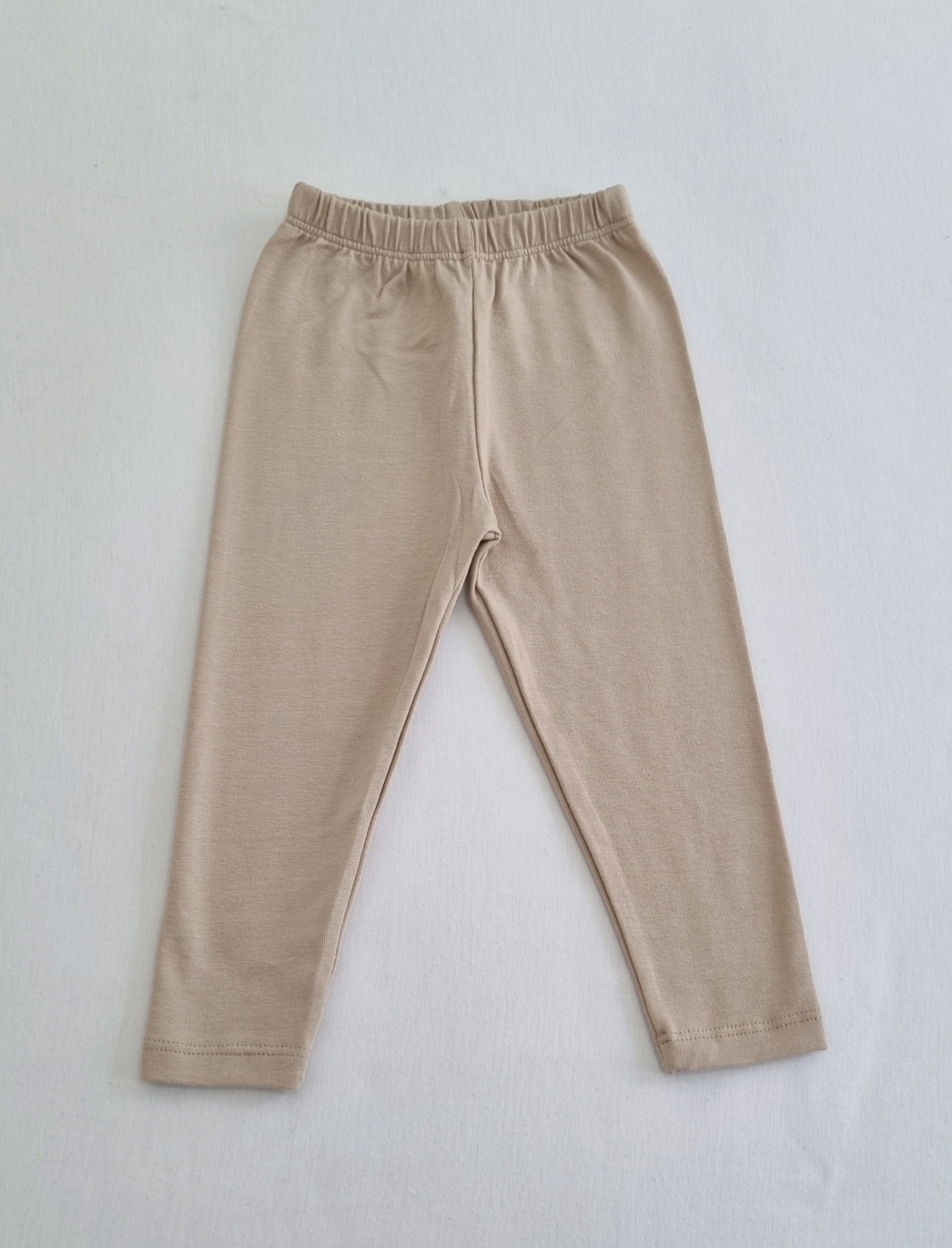 Calzas de Beba Lisas en Algodón con Lycra - Imagen 3