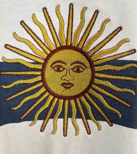 Buzo Rallado Sol de Mayo