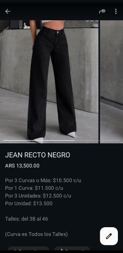 Jean Recto Mujer Pantalones Anchos Pinterest 2000's Hotsale Mayoristas Denim - Miniatura 3