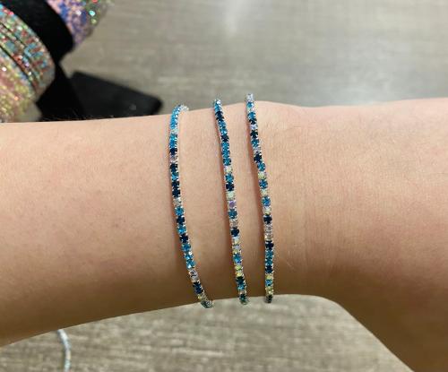Pulseras Strass Colores Argentina Mundial
