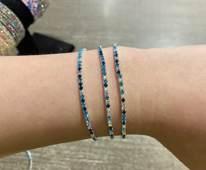 Pulseras Strass Colores Argentina Mundial
