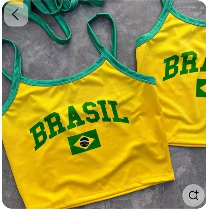 Musculosas de Brasil de Algodón