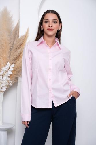 Camisa Entallada/poplin Elastizado - Miniatura 3