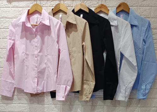 Camisa Entallada/poplin Elastizado - Miniatura 2