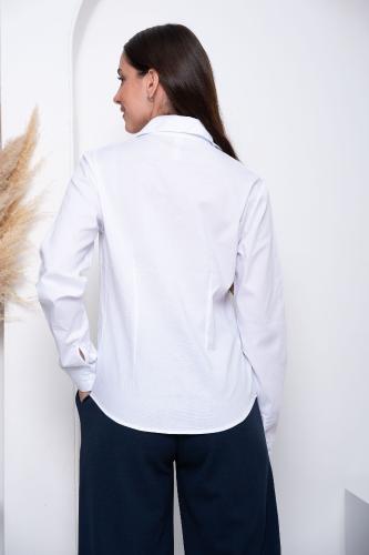 Camisa Entallada/poplin Elastizado - Miniatura 4