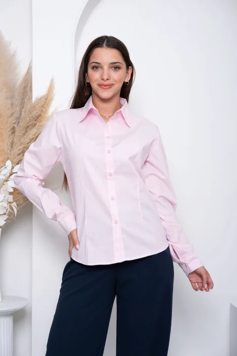 Camisa Entallada/poplin Elastizado