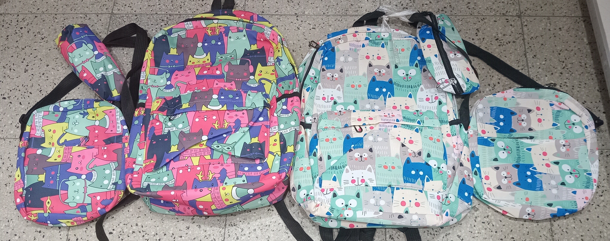 Mochila Gatito 3 Piezas - Imagen 2
