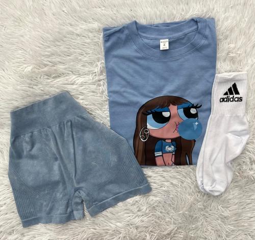 Combo de 3 Piezas Short- Remeron y Medias