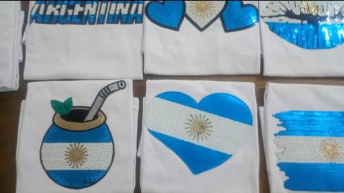 Remeras Lentejuelas Argentina Talle Especial