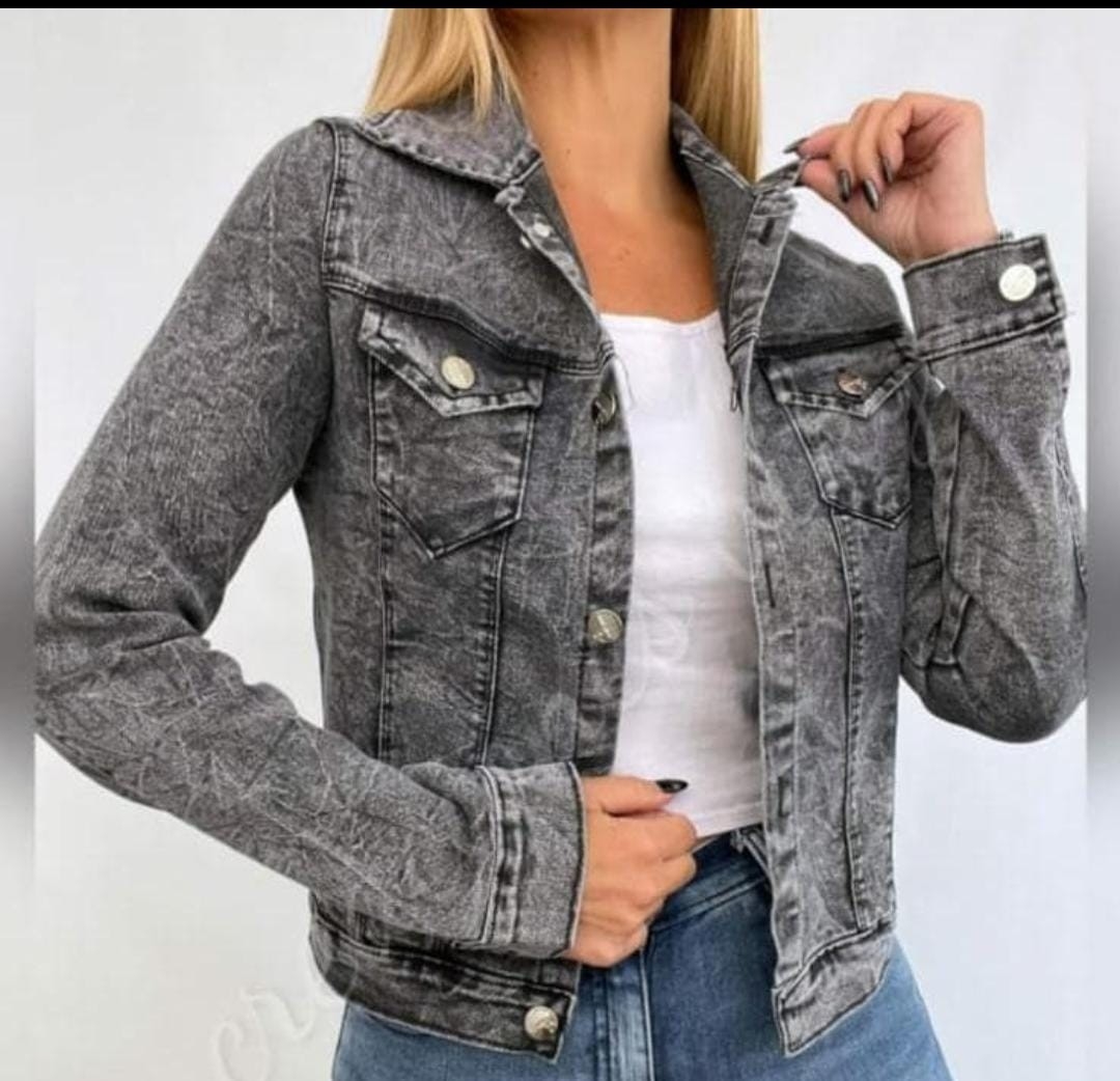 Campera de Jean Dama - Imagen 2