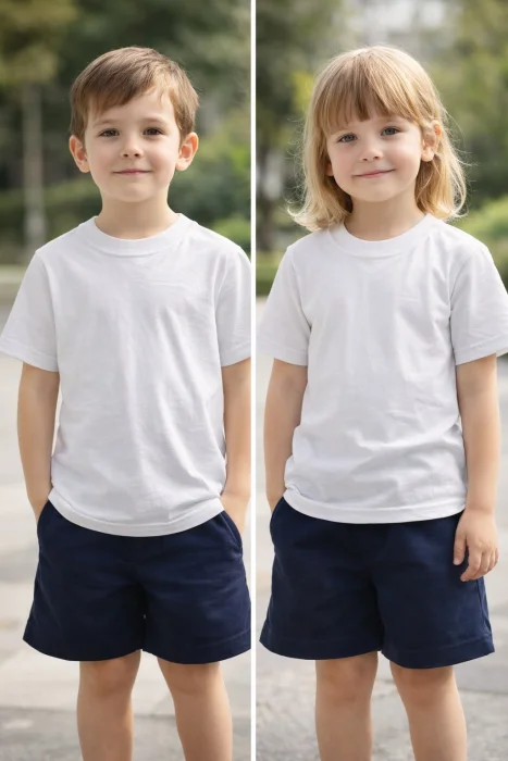 Remera de Algodón Unisex  Escolar