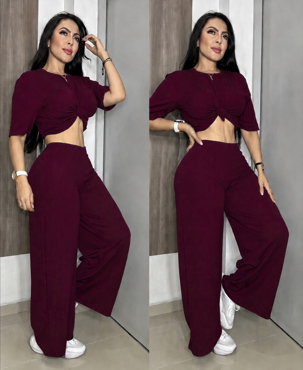 Conjunto Crop y Pantalon - Imagen 2