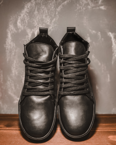 Oregón Botitas de Cuero Ultra Black - Miniatura 3