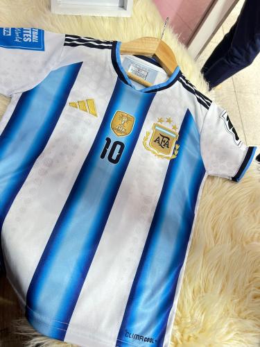 Camiseta Argentina Niño Bordada