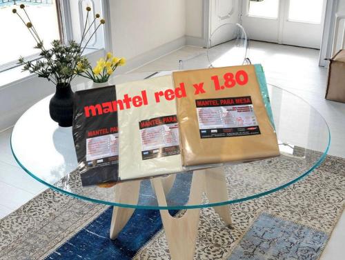Mantel Eco Cuero Redondo